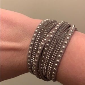 Premier Jewelry Grey wrap bracelet